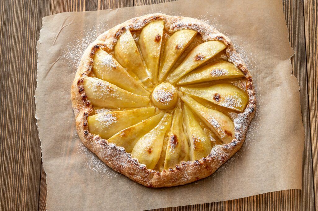 pear and ginger galette