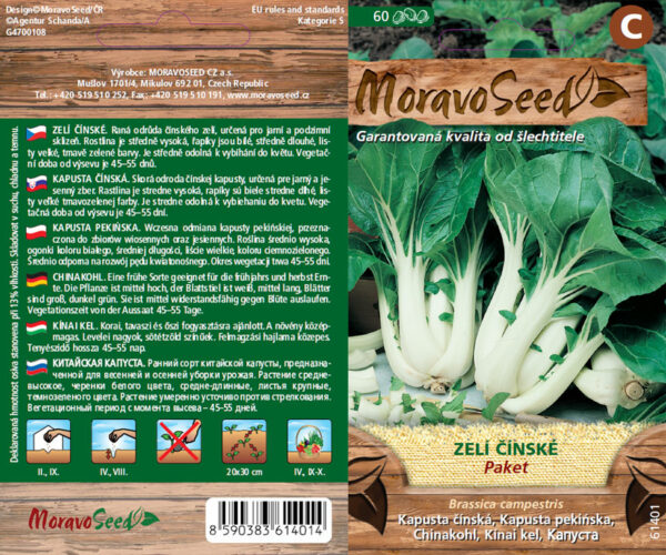 Čínske kapusta - Brassica chinensi - Paket semienka