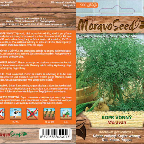 Kôpor - Anethum graveolens - Moravan semienka