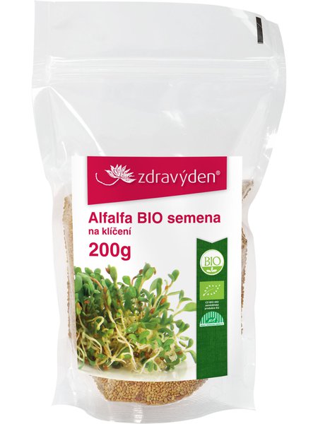 Alfalfa BIO – semienka na klíčenie 200g