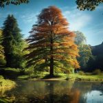 Metasequoia glyptostroboides – vetvička s typickými ihlicovitými listami