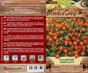 Aksamietnica jemnolistá - Tagetes tenuifolia - červená