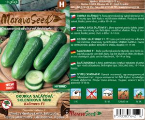 Uhorka šalátová skleníková - Cocumis sativus - KALIMERO F1