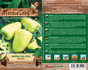 Paprika skorá vzpriamená - Capsicum annuum - Boneta