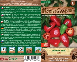 Paprika na rýchlenie aj pestovanie na poli - Capsicum annuum - baby - RELA