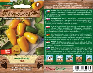 Paprika na rýchlenie aj pestovanie na poli - Capsicum annuum - baby - YALA