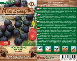 Paradajka tyčková - Lycopersicon esculentum Mill. - BLACKBALL - čierna