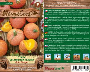 Tekvica veľkoplodá - Cucurbita maxima - GOLD NUGGET - plazivá