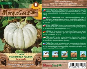 Tekvica veľkoplodá - Cucurbita maxima - JARRAHDALE - plazivá