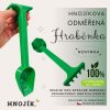 Odměřená Hraběnka v kvetináči s výrazným listovím