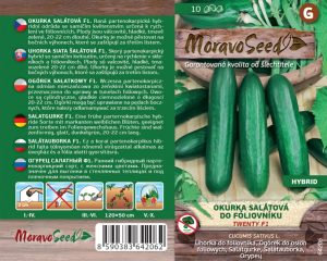 Uhorka šalátová foliovník - Cocumis sativus - TWENTY F1