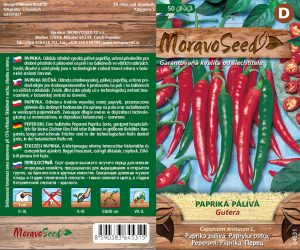Paprika chilli - Capsicum annuum - GUTERA - červená