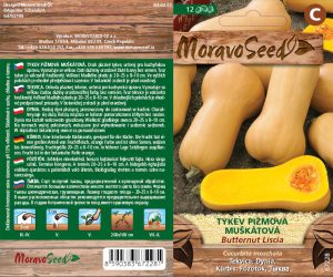 Tekvica pižmová - Cucurbita moschata - BUTTERNUT LISCIA - muškátová