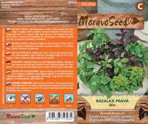 Bazalka pravá - Ocimum basilicum - zmes