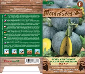 Tekvica veľkoplodá - Cucurbita maxima - BLUE KURI - typ Hokkaido - plazivá
