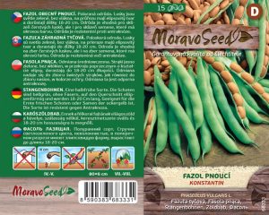 Fazuľa pnúca - Phaseolus vulgaris - KONSTANTIN - zelená