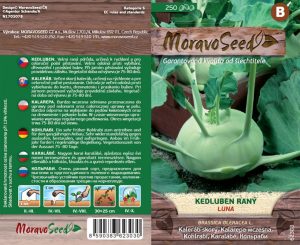 Kaleráb raný - Brassica oleracea - biely LUNA