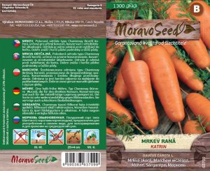 Mrkva skorá - Daucus carota L. - (Chantenay) - Katrin