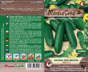 Uhorka nakladačka jemnoostná - Cocumis sativus - TWIGY F1