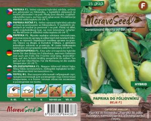 Paprika do fóliovníku - Capsicum annuum - Beja F1