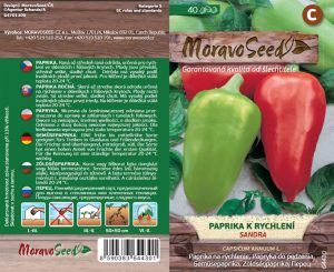 Paprika na rýchlenie - Capsicum annuum - Sandra