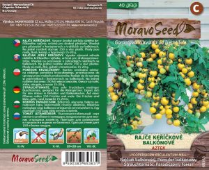 Paradajka kríčková - Lycopersicon esculentum Mill. - AZTEK - balkónová, žltá