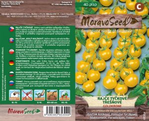 Paradajka tyčová - Lycopersicon esculentum Mill. - GOLDKRONE - čerešňová, žltá