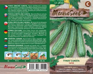 Tekvica cuketa - Cucurbita pepo - TAPIR - žebrovaná