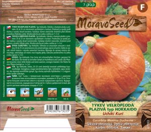 Tekvica veľkoplodá - Cucurbita maxima - UCHIKI KURI - typ Hokkaido - plazivá
