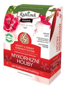 Mykorhízne huby pre balkónové rastliny 150g