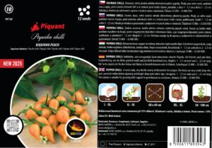Chilli paprička Biquinho Peach