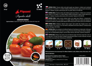 Chilli paprička Habanero Orange