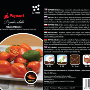 Chilli paprička Habanero Orange