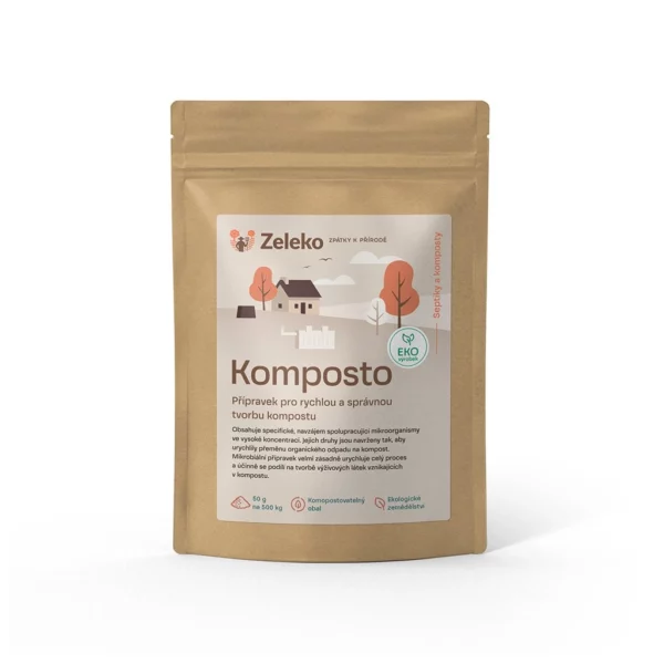 KOMPOSTO - prírodný urýchľovač kompostu