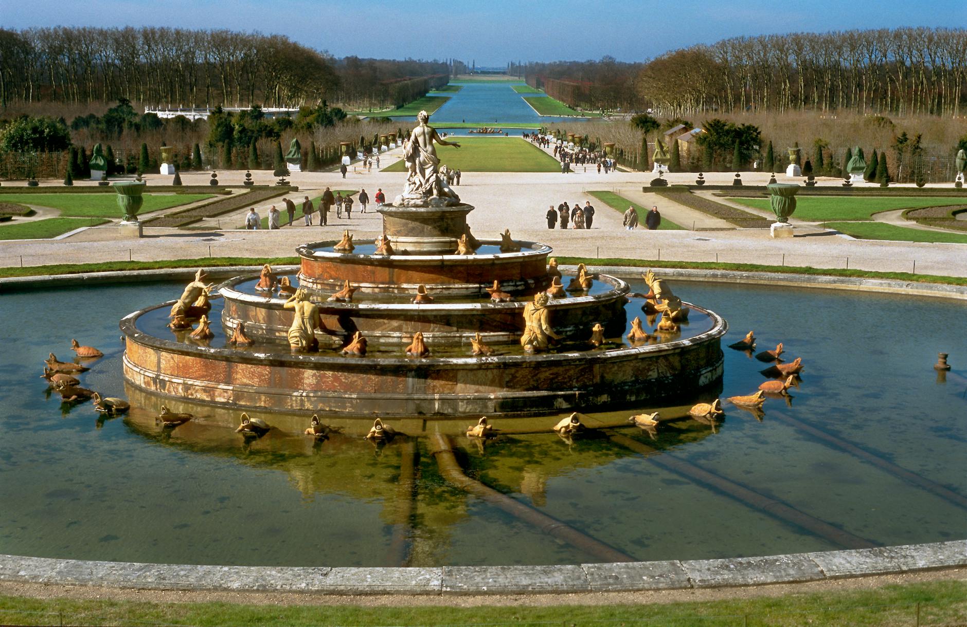 Francúzska tradícia grandióznych vodných diel Versailles