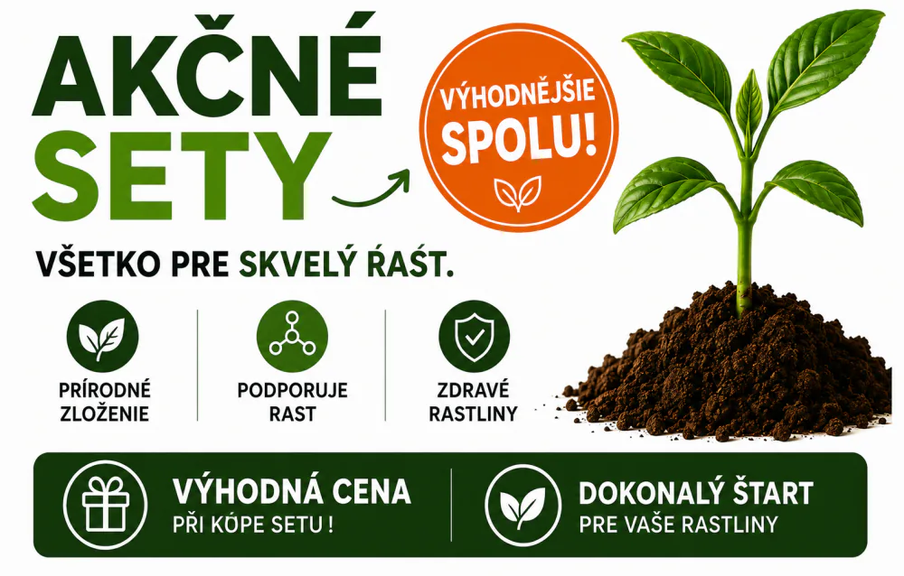 Akčné sety Hnojík – všetko pre skvelý rast, výhodnejšie spolu
