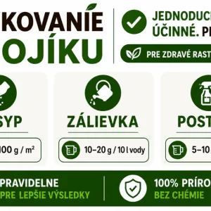 Dávkovanie Hnojíka – posyp, zálievka, postrek