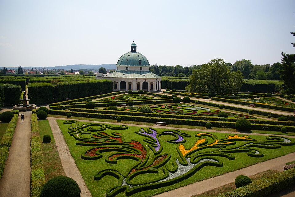 Park Květnej záhrady v Kroměříži