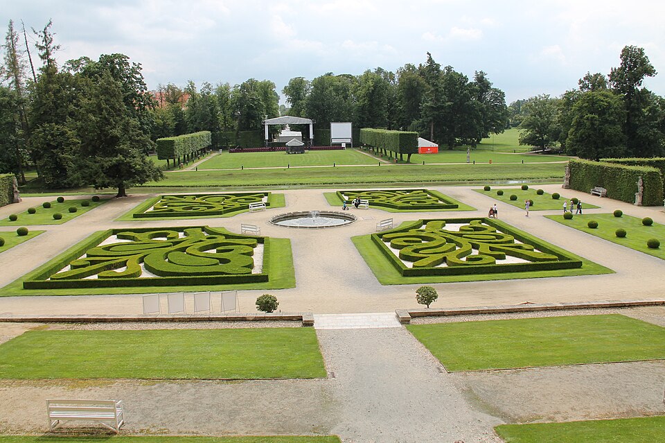 Zámocká záhrada Jaroměřice nad Rokytnou